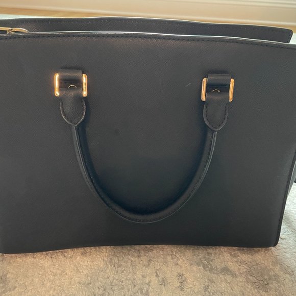 Michael Kors Selma Satchel - Black Saffiano Leather (Large) - Picture 4 of 5